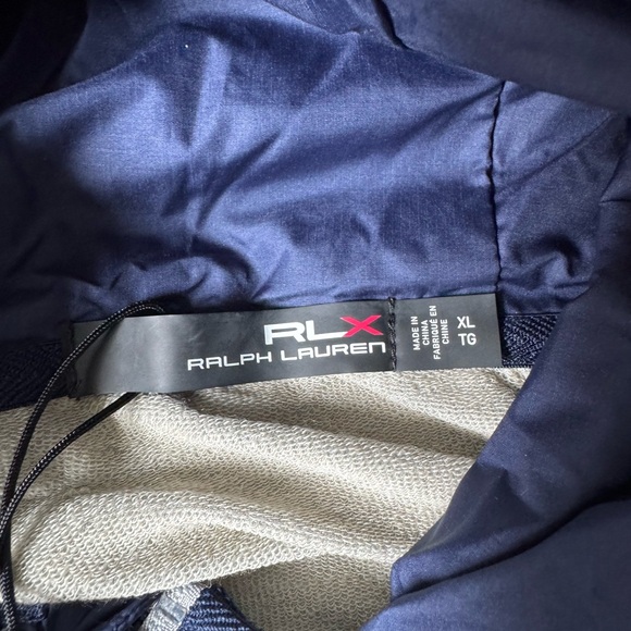 RLX Ralph Lauren Blue Performance Zip Up Light Jacket - Picture 4 of 5